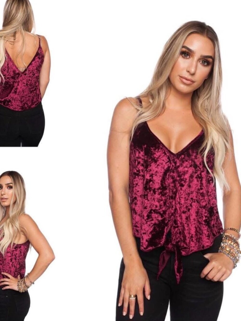 Buddy Love Jenna Top Burgundy